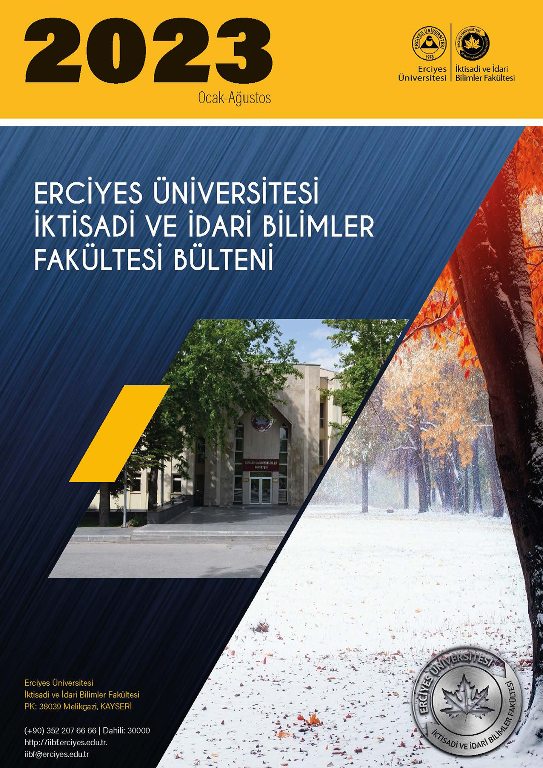 ERÜ İİBF 2023-1 Bülten